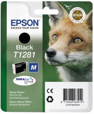 EPSON cartridge T1281 black (liška); (originální)
